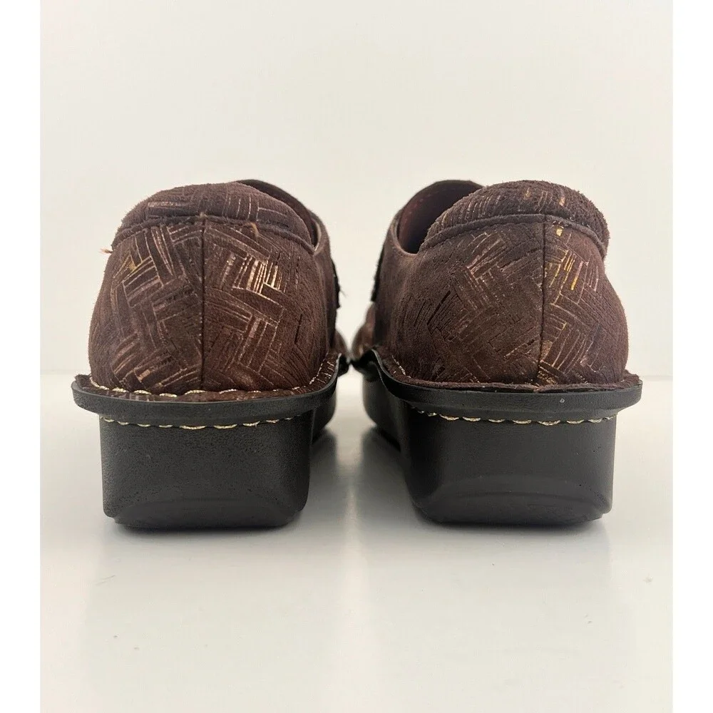 Alegria Dena Dream Fit Womens EU 41 US 10.5-11 Brown Mary Jane Comfort Shoes